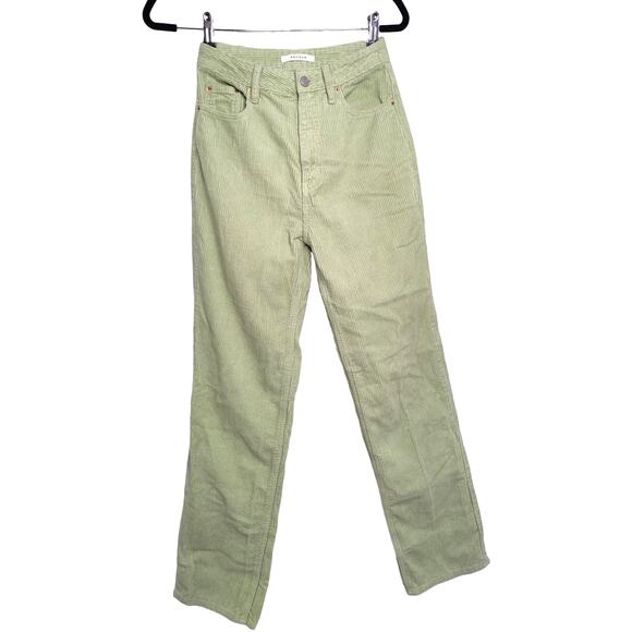 Pacsun corduroy pants jeans pistachio 26 90s boyfriend fit - Picture 1 of 10